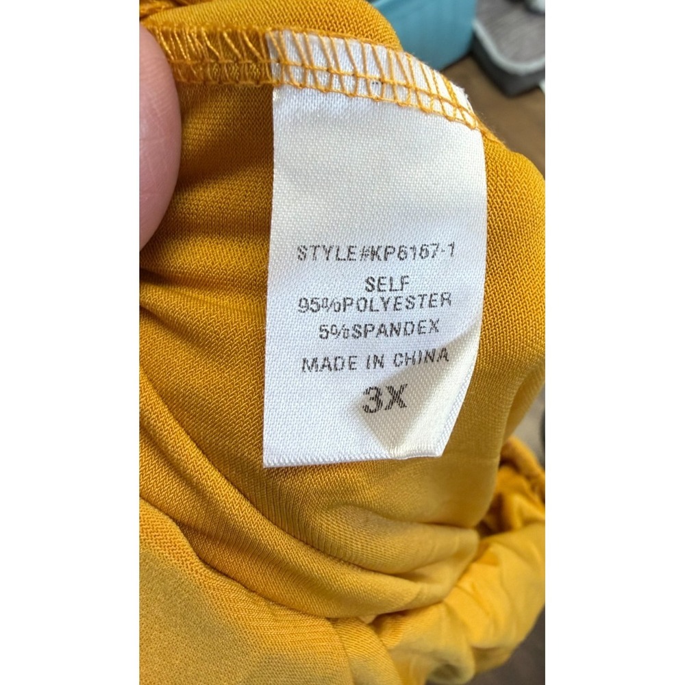 Fashion Nova Women's Capri Strapless Jumpsuit Yellow Size 3X - Picture 10 of 10